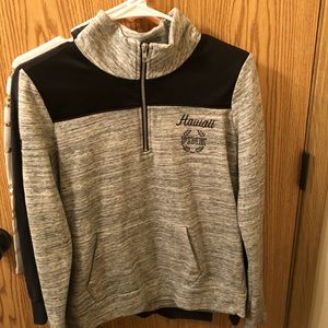 Small pink half zip up hoodie
